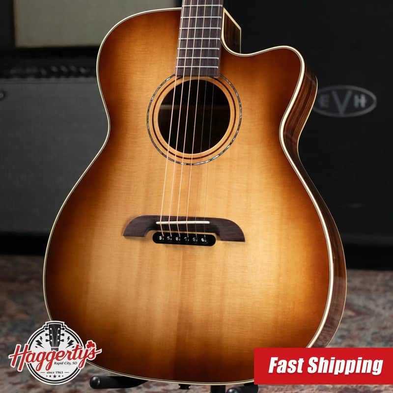 Alvarez Yairi FY70ce Acoustic/Electric Guitar - Shadowburst with Hardshell Case image 1