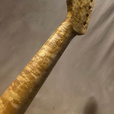 BADA$$ BIRDSEYE MAPLE STRAT GUITAR NECK FITS FENDER & WARMOTH image 12