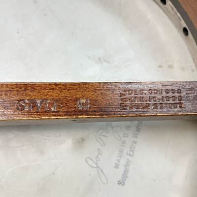 Vega Style M Tenor Banjo 17 Fret W/ OHSC (1925) image 6