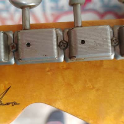 Fender Stratocaster1956-57/ NAMM 2000 Dakota Red over White image 2