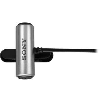 Sony - ECMCS3 - Clip style Omnidirectional Stereo Microphone - Silver image 1