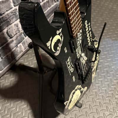 1996 ESP Pre-Lawsuit KH-2 Ouija Signature - Black (Collector piece) Rare Japan - Kirk Hammett of Metallica image 12