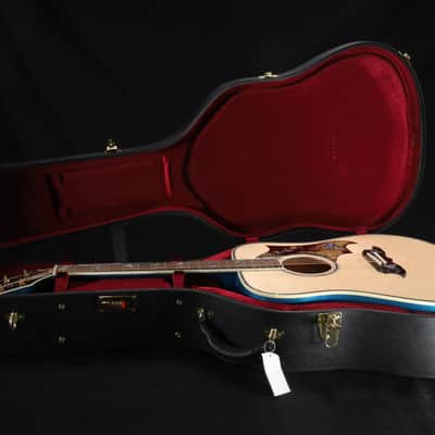 Gibson Custom Shop ONE OFF Dove's in Flight Natural Top Bluebonnet Back/Sides with Case - Bluebonnet 021 image 14