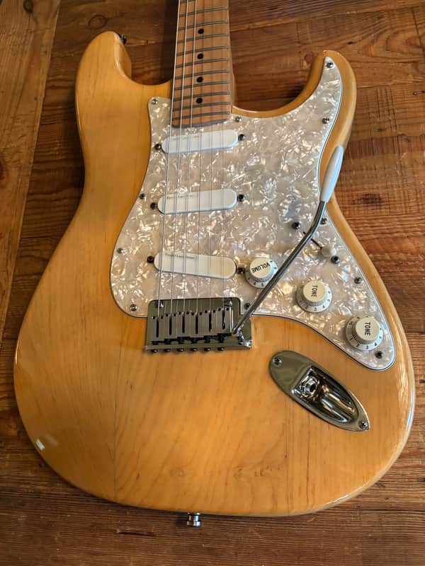 Fender Strat Plus Lace Sensors TBX Wilkinson Schallers 1991 - Natural Ash