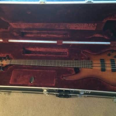 Ibanez SR 1005 EFM Prestige 2007 Dark Amber Burst image 7