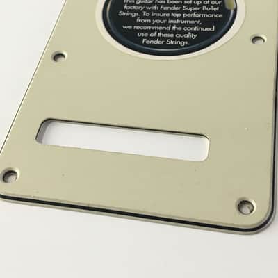 Genuine Fender USA Guitar Rare Right Hand Mint Green Back Plate Cover Strat MIM image 4