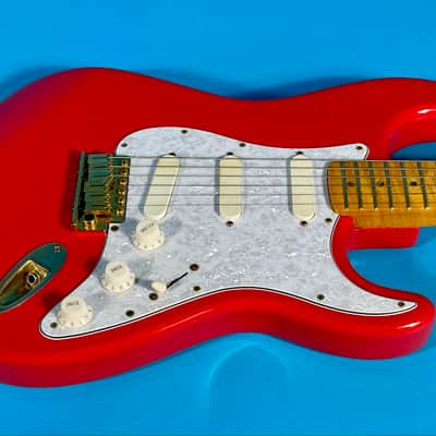 Fender Custom build partscaster 2012 - Fiesta Red image 7