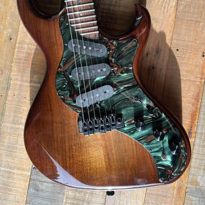 Rick Turner Guitars Electroline - Walnut Top with Scott Walker Buffer Booster & Kirinite Pickguard and Plates image 9
