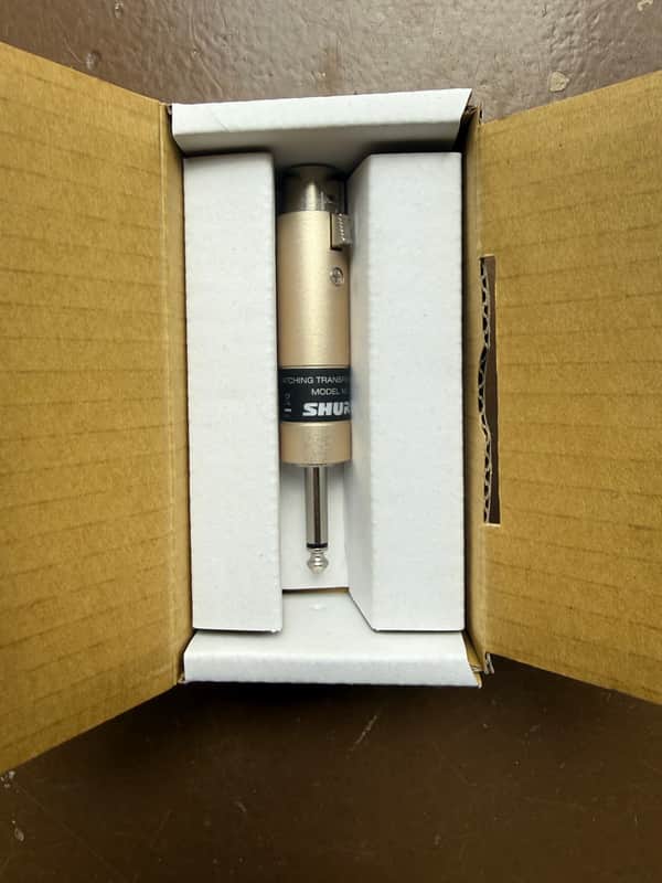 Shure A85F XLR Female to 1/4 Hi-Z Line-Matching Transformer