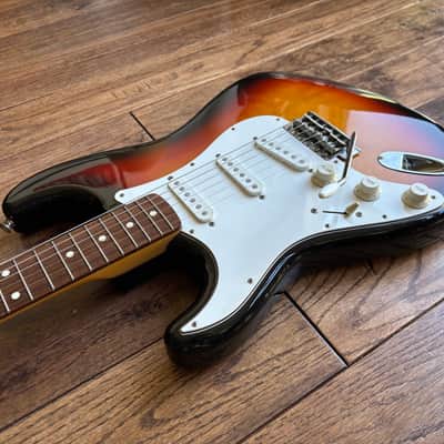 1993 Fender ST-62 Stratocaster Reissue Left-Handed MIJ Sunburst image 8
