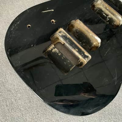 Black HH Left Handed Guitar Basswood Body image 11