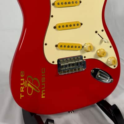 Aria Budweiser Branded Electric Guitar Body Loaded 2000’s - Red image 2