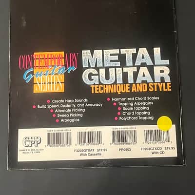 Metal Guitar Technique and Style Guitar Tab Instruction Book With CD image 2