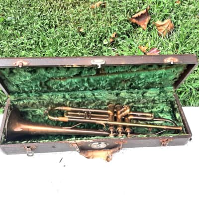 H. N. White Gladiator Trumpet, 1930's, Case, Very Clean image 4