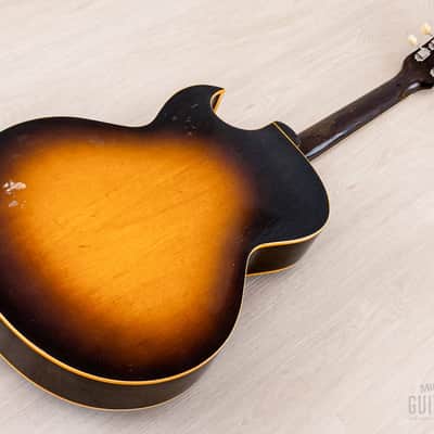 1956 Gibson ES-175 Vintage Archtop Electric Guitar Sunburst w/ P-90, Case image 15