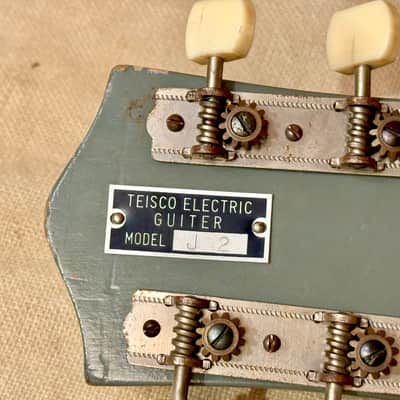 Teisco J-2 (Slide Guitar) ~1956 - Grey image 8