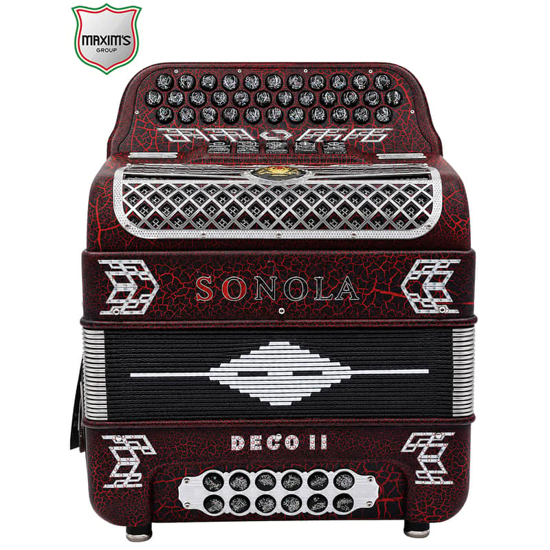 MAXIM'S SONOLA 5 Switch FBE (FA) Accordion - Lava Red image 1
