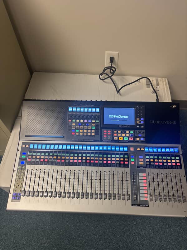 PreSonus StudioLive 64S 64-Channel Digital Mixer and USB Audio Interface 2019 - Present - Black / Silver image 1