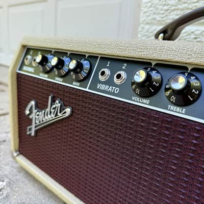 Fender Limited Edition '65 Reissue Deluxe Reverb Head - Blonde 2014–2016 - Blonde image 4