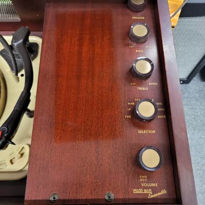 Pilot PT-1030 High Fidelity Phonograph 1956 Walnut image 3