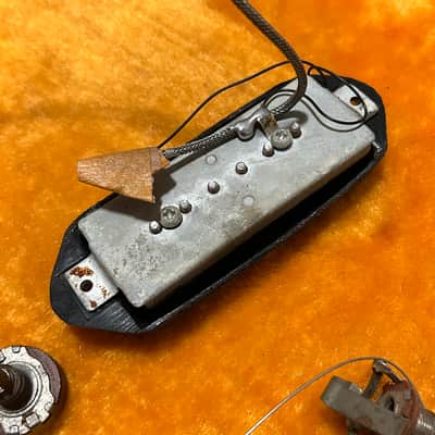 Vintage 1959 Gibson Complete Dogear P90 Wiring Harness w/ Original Cover image 2