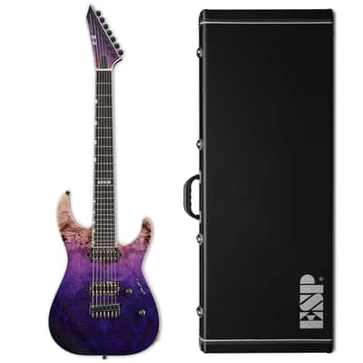 ESP E-II M-II 7 NT Purple Natural Fade 7-String Electric Guitar + Hard Case B-Stock Made in Japan image 1