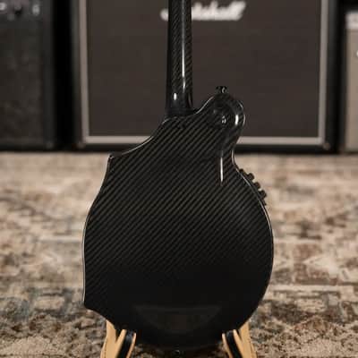 KLOS Full Carbon F-Style Mandolin KLOS EQ Acoustic/Electric with Fiberglass Hardshell Case image 8
