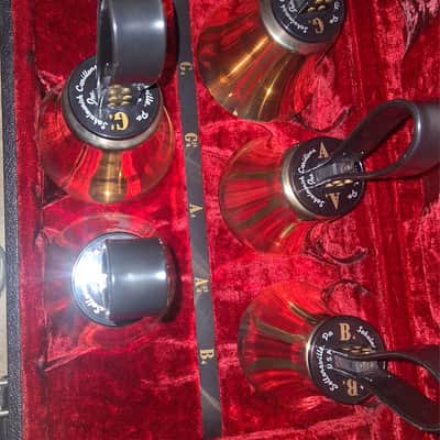 Shulmeric Handbells G3-G7# - Polished bronze expansion sets image 6