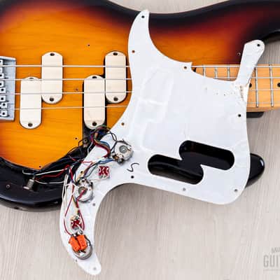 1983 Fender Precision Bass Elite II Sunburst, 100% Original w/ Case image 20