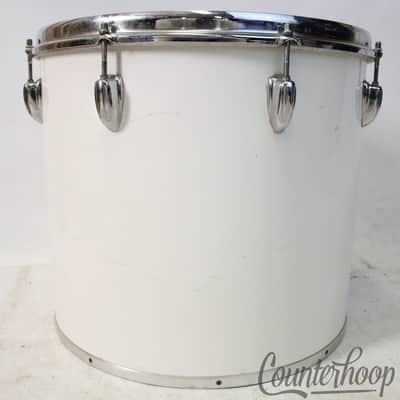 Slingerland 16x14" Concert Floor Tom Drum 3Ply White Gloss Pearl Vintage 70s USA image 3