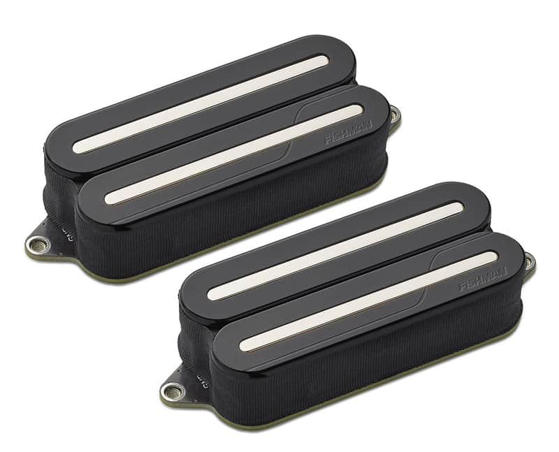 Fishman Fluence Open Core Modern 7-Str Humbuckers Black w/Nickel Blades Open Box image 1