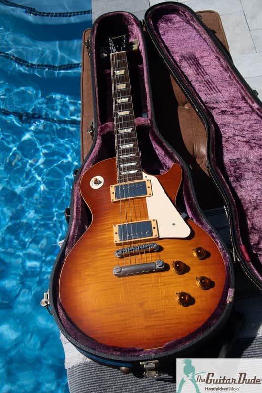 1990 Greco "Mint Collection" EG59-60 1958-59 Les Paul Standard Copy  - Vintage SunBurst - Made in Japan (FujiGen) - Pro Set-Up w Perfect Frets/Action/Intonation image 1