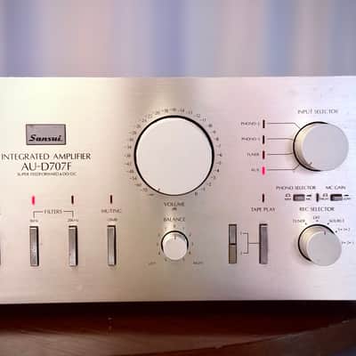 🔥🎶✨ Sansui AU-D707F Vintage Integrated Amplifier (100V • Serviced • Excellent • Step-Down Transformer Included) – Plug & Play image 7