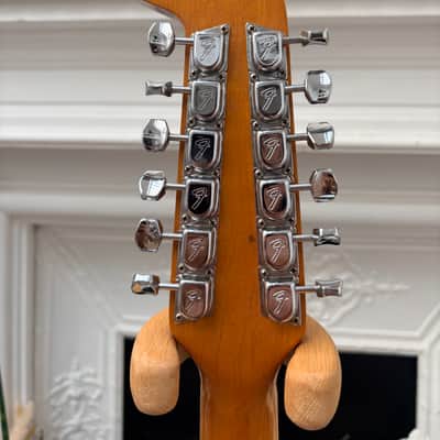 1966 Fender Electric XII Factory Black Rare Custom Color Vintage Collector 12 strings image 12