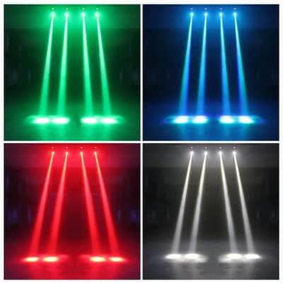 100W LED Moving Head Light | RGBW Gobo Beam DMX Stage Lighting for DJ, Disco, and Club image 4