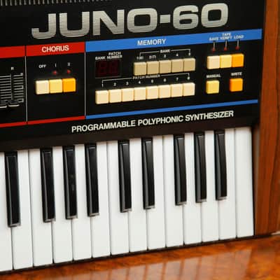 Roland Juno-60 61-Key Programmable Polyphonic Analogue Synthesizer 1983 Pre-Owned image 2