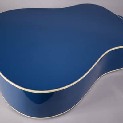 2021 Gibson Custom Shop Ltd Ed Hummingbird Acoustic-Electric Guitar | Big Sky Blue Finish W/OHSC image 17