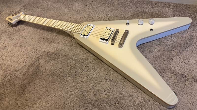 Epiphone Brendon Small Signature "Snow Falcon" Flying V 2017 - 2019 - Snow Burst image 1
