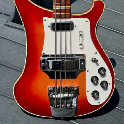 Rickenbacker 4001 "Mono" Bass 1968 - a dead mint Fireglo example w/an original Bill of Sale ! image 1