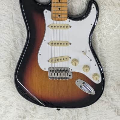 Fender Jimi Hendrix Stratocaster Guitar, Maple Fingerboard, 3-Color Sunburst image 1
