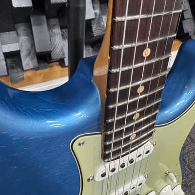 Fender 2025 Fender Custom Shop W25 Custom Deluxe Stratocaster Relic S1 HSS 2025 - Aged Lake Placid Blue image 11