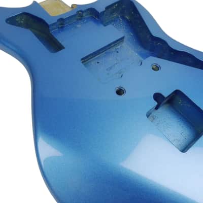 Metallic Blue Metal Alder Jazzmaster Style Guitar Body image 6