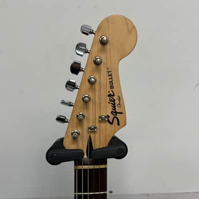 Used Squier FSR Bullet Strat Stratocaster Electric Guitar HH Black 2010 image 3