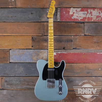 Fender Custom Shop '52 Reissue Telecaster Journeyman Relic - 2021 - Ice Blue Metallic image 3