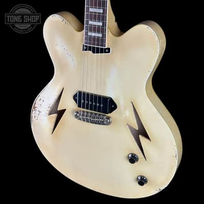 Rock N Roll Relics Lightning Jr Nicotine White Medium Aging w/case image 5