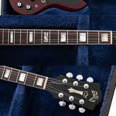 1974 Guild S-100 Bigsby in Cherry electric guitar image 7