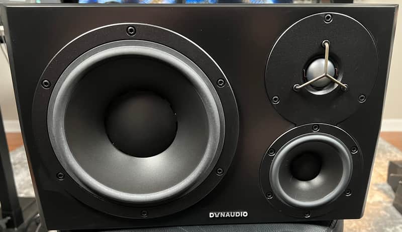 Dynaudio LYD 48 3-Way Active Studio Monitor Pair - Black image 1