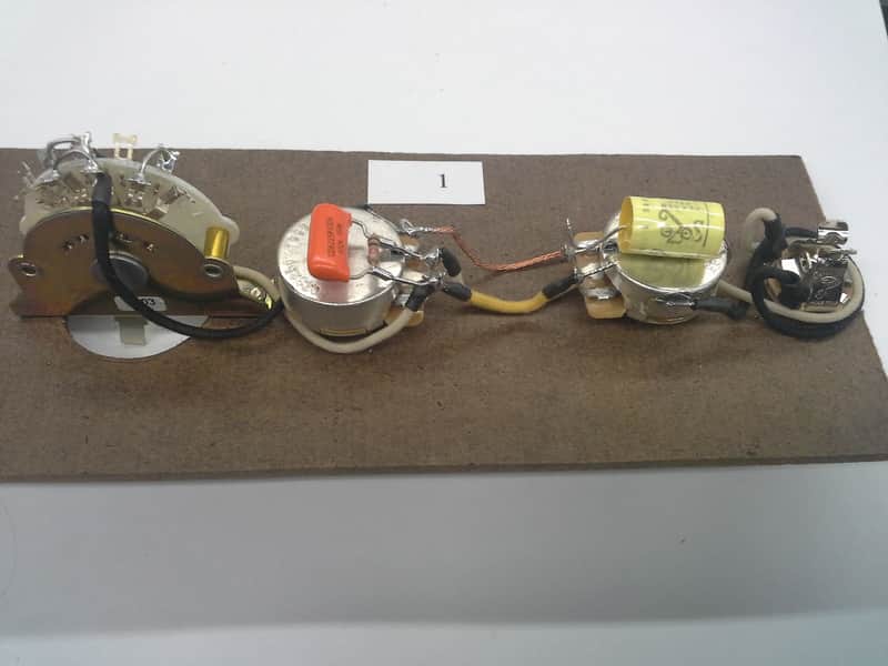 Tele Style Guitar Wiring Harness w/4 Way Switch  Free USA Shipping image 1
