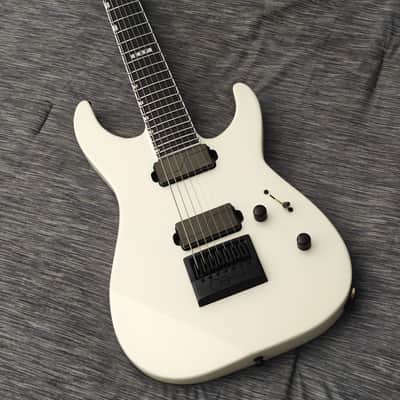 ESP E-II M-II 7B Baritone Evertune 7 String Pearl White image 2