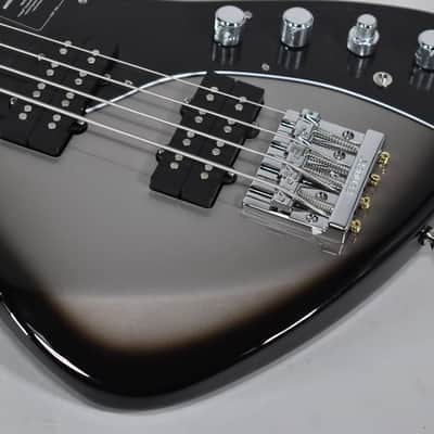 2021 Fender Player Plus Active Meteora Silverburst Finish Bass Guitar w/Bag image 4